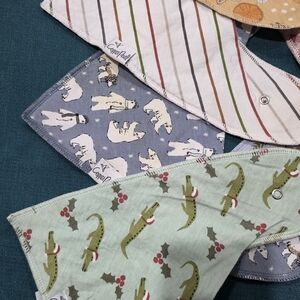 Copper Pearl Christmas Winter Bibs